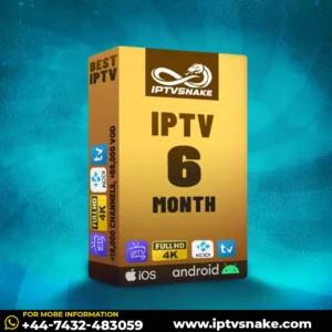 6 Months IPTV Subscriptions